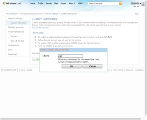 Configure Free Outlook Email for your domain